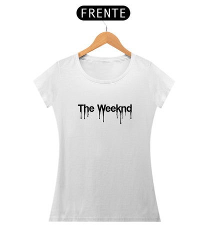 “Camiseta Feminina The Weeknd Frente&Costas”