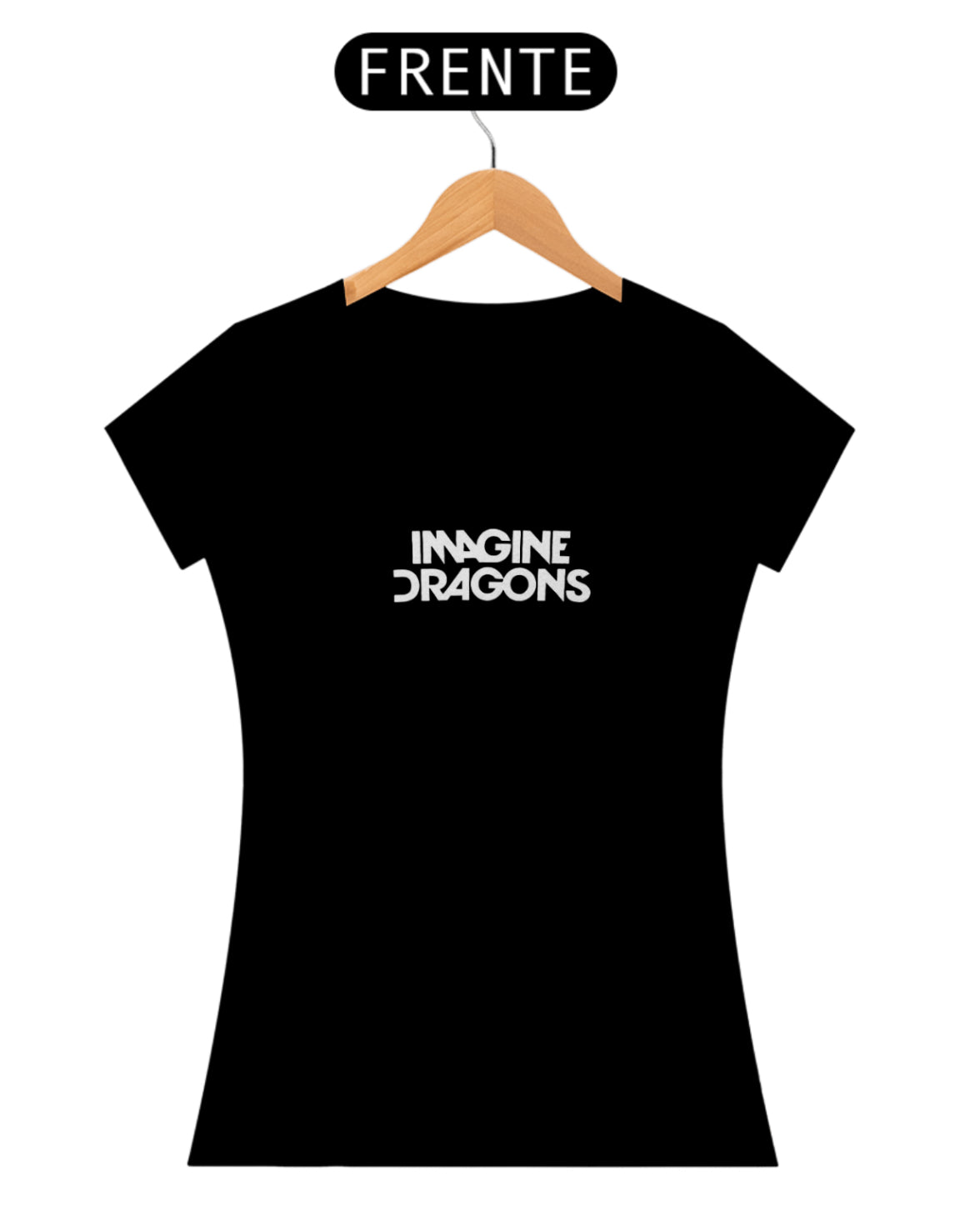 “Camiseta Feminina Imagine Dragons Frente&Costas”