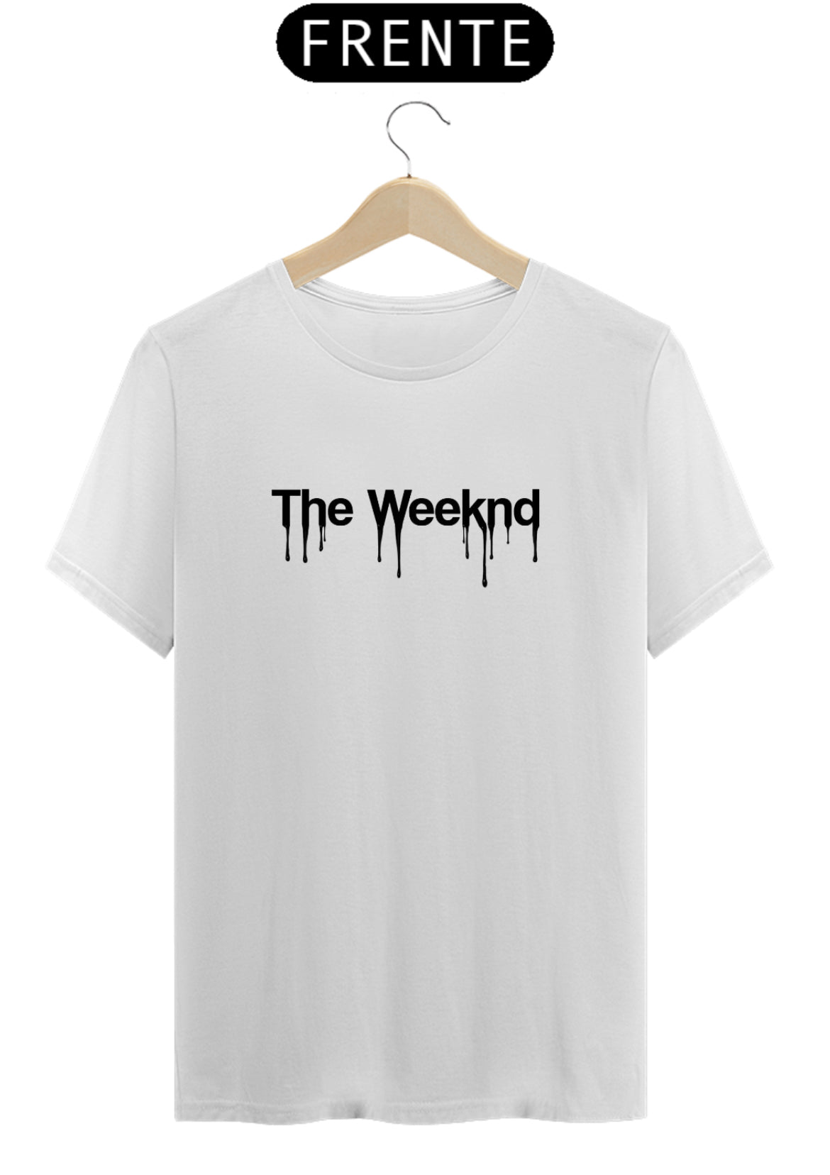 “Camiseta Masculina The Weeknd Frente&Costas”