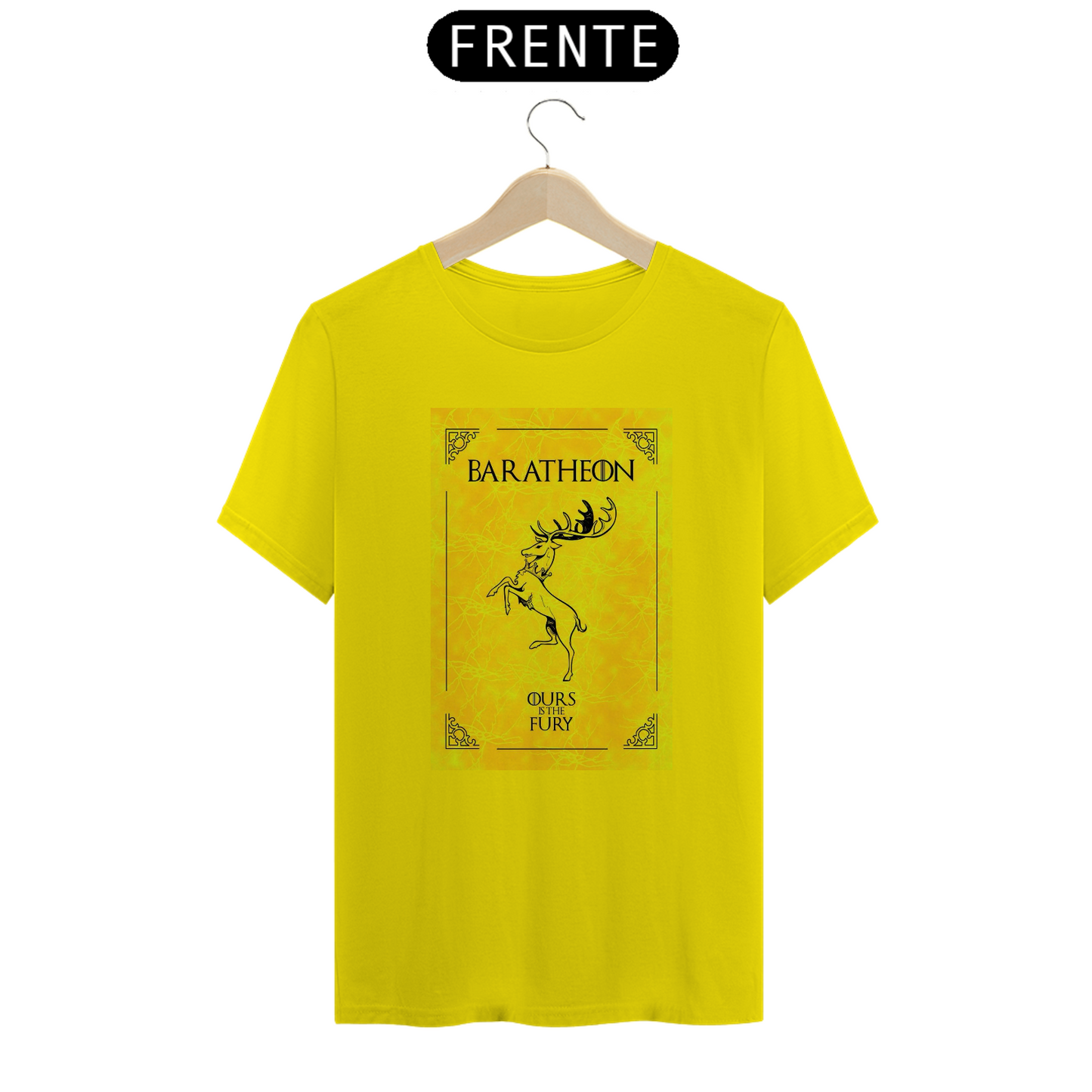 Camiseta Game of Thrones Quality Unissex 100% Algodão. Casa Baratheon