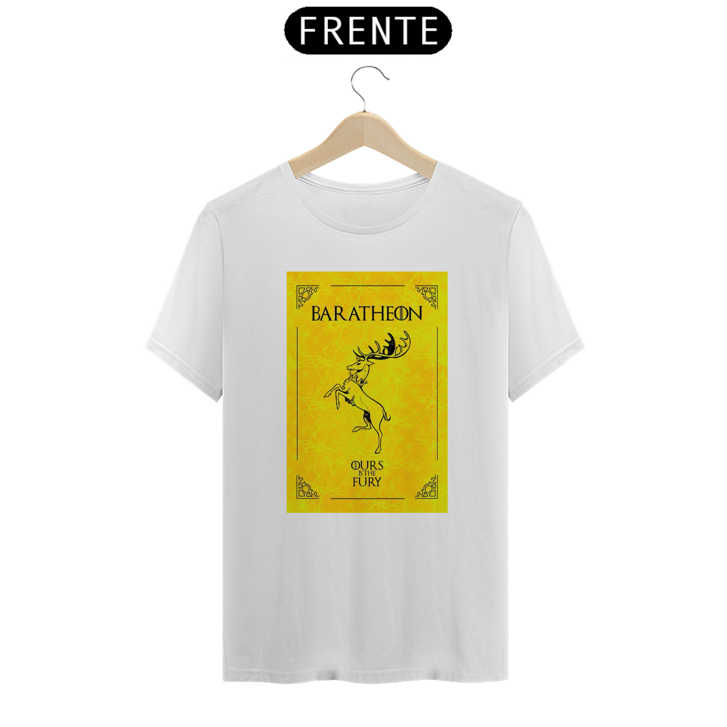 Camiseta Game of Thrones Quality Unissex 100% Algodão. Casa Baratheon