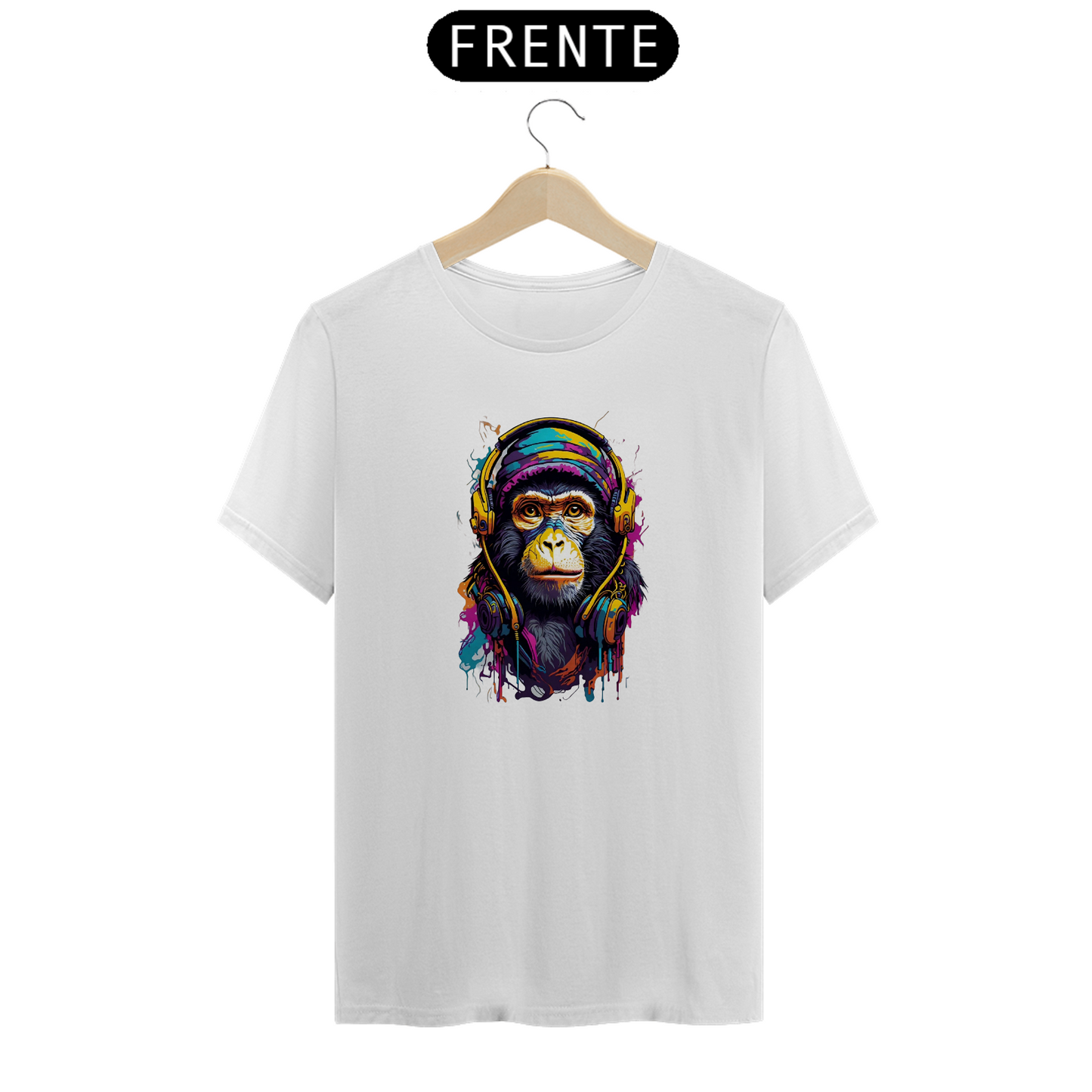 "Camiseta Premium Masculina IA Monkey”