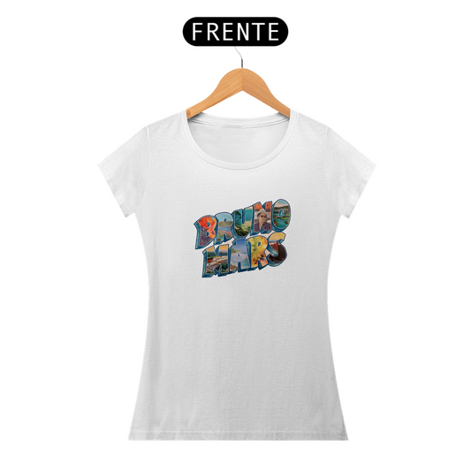 “Camiseta Feminina Bruno Mars”