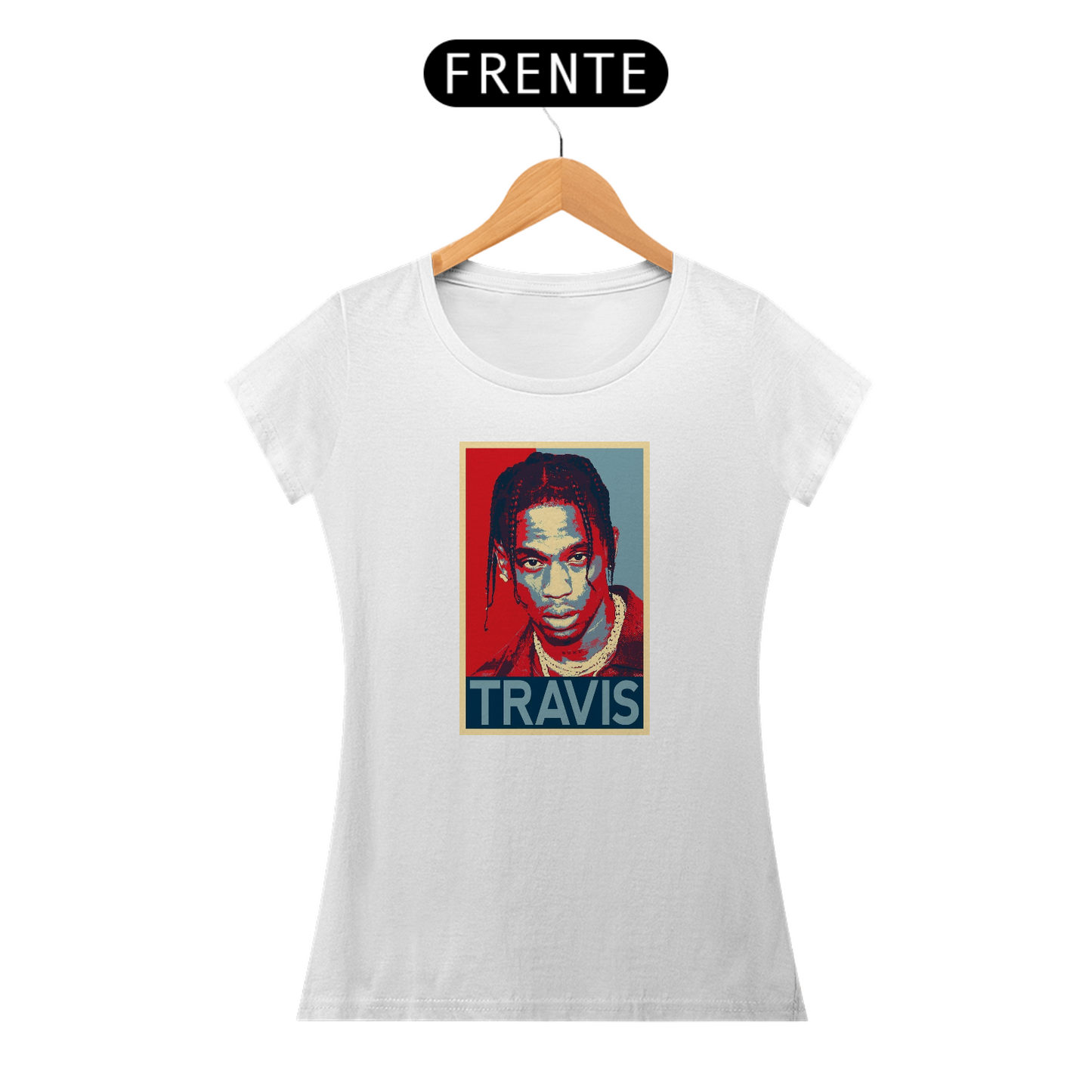 “Camiseta Feminina Travis Scott”