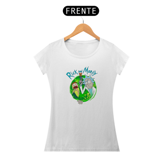 “Camiseta Feminina Rick&Morty”