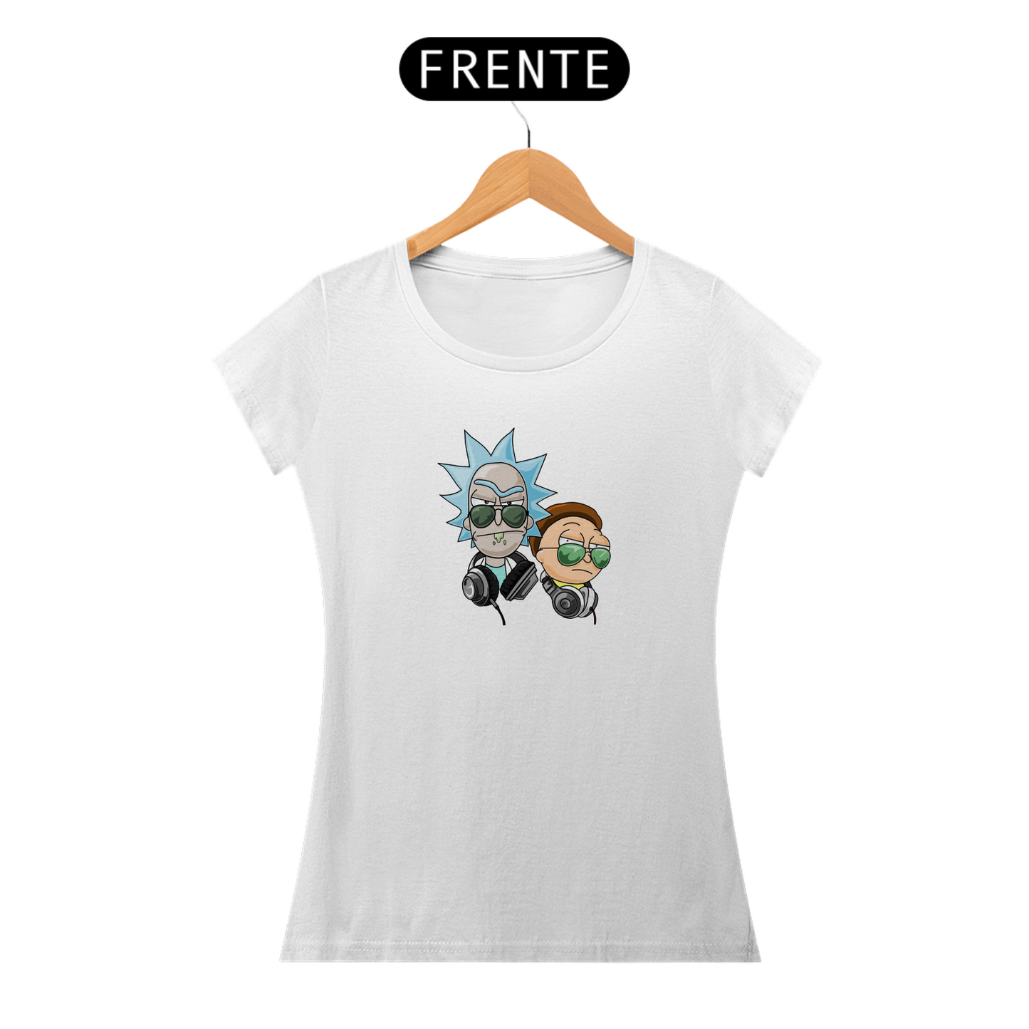 “Camiseta Feminina Rick&Morty”