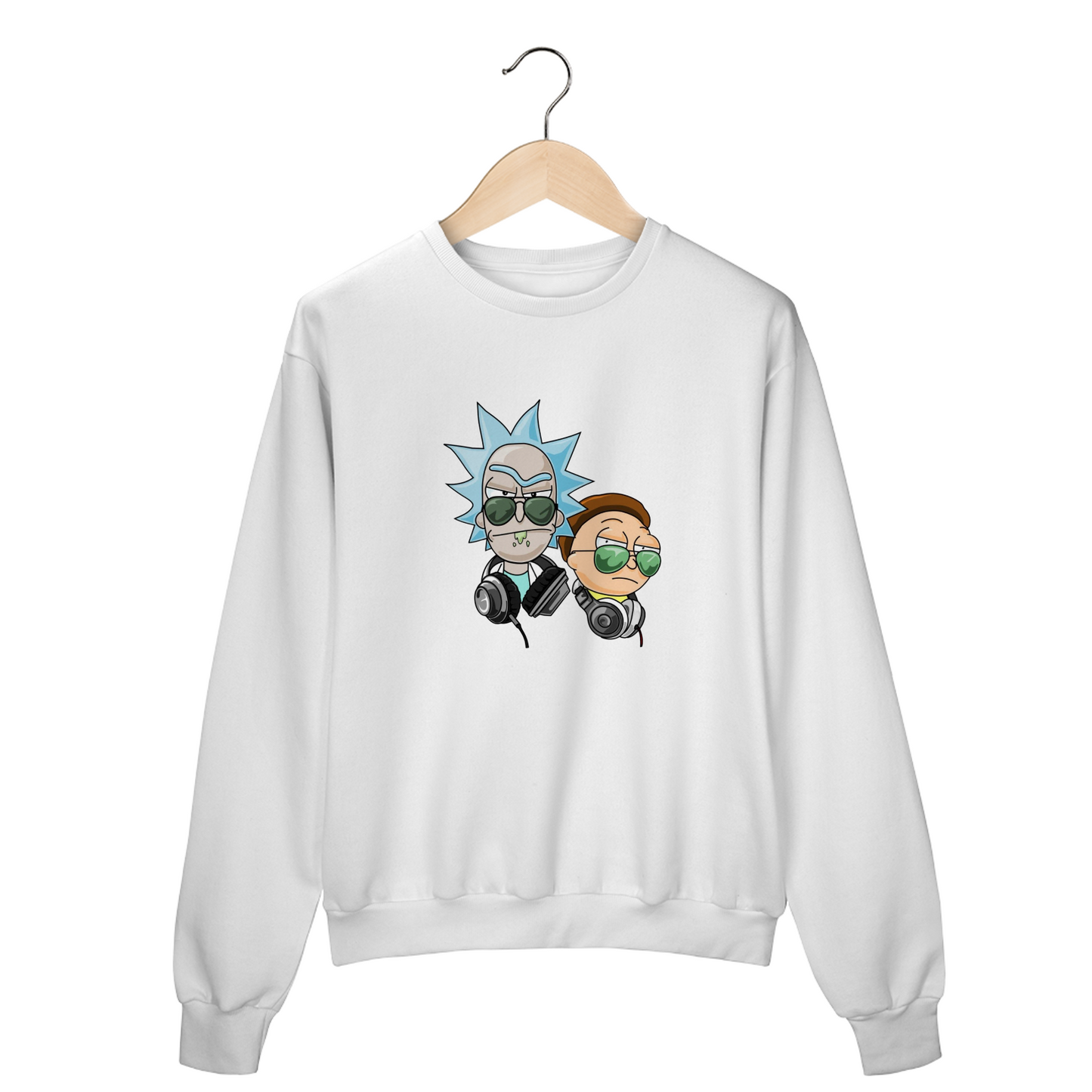 “Moletom Fechado Unisex Rick&Morty”