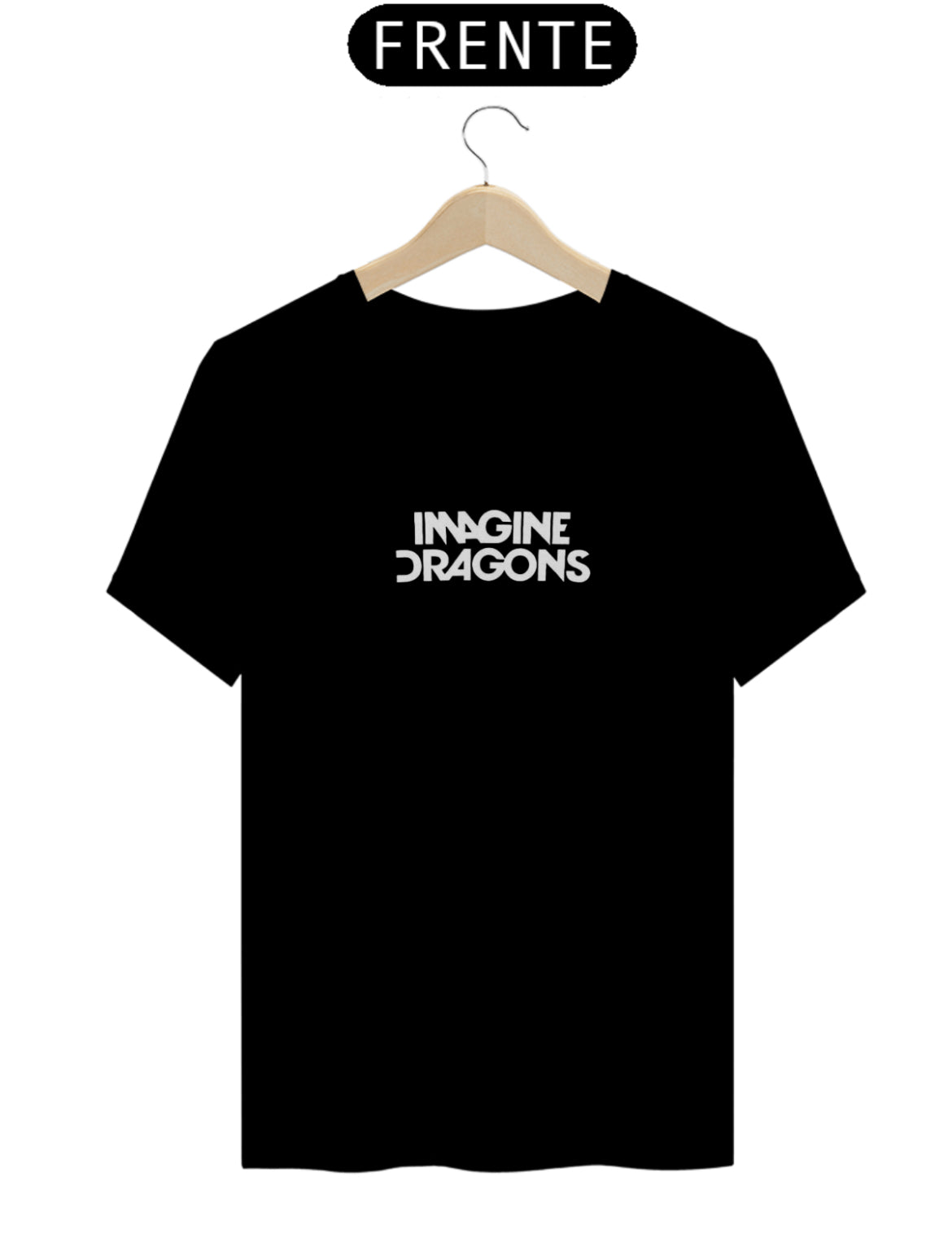 “Camiseta Masculina Imagine Dragons Frente&Costas”