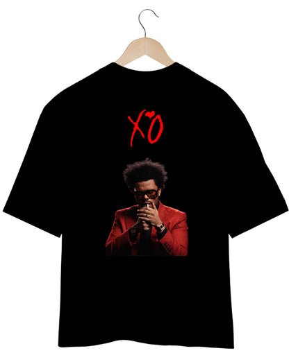 “Camiseta Unissex Oversized The Weeknd Frente&Costas”