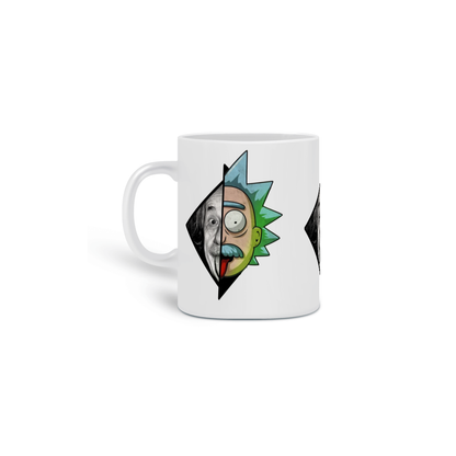 “Caneca Rick&Morty Rick&Einstein”