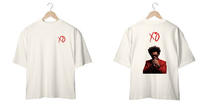 “Camiseta Unissex Oversized The Weeknd Frente&Costas”