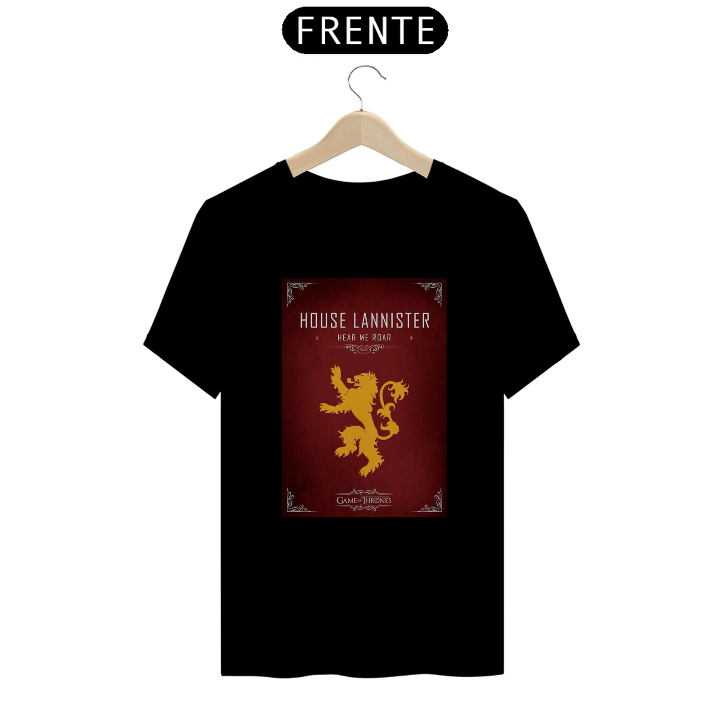 Camiseta Game of Thrones Quality Unissex 100% Algodão. Casa Lannister