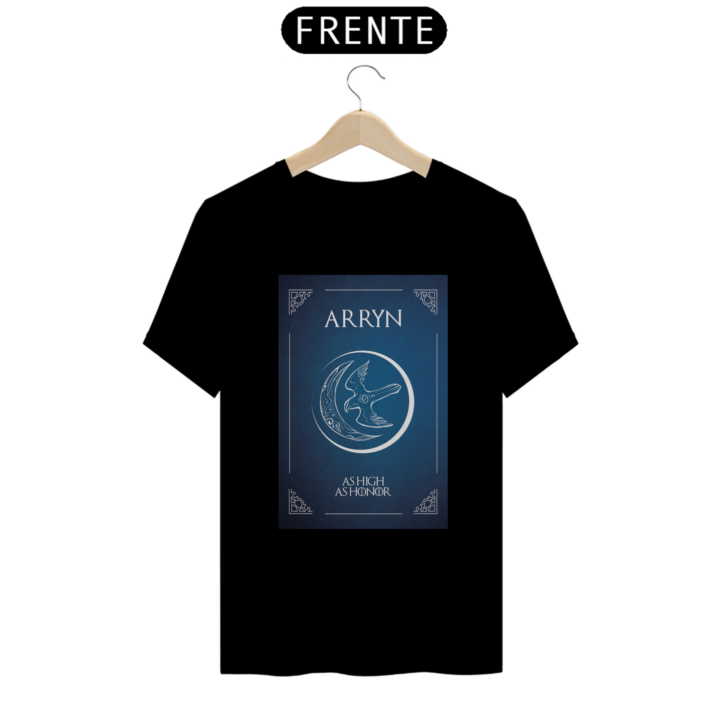 Camiseta Game of Thrones Quality Unissex 100% Algodão. Casa Arryn