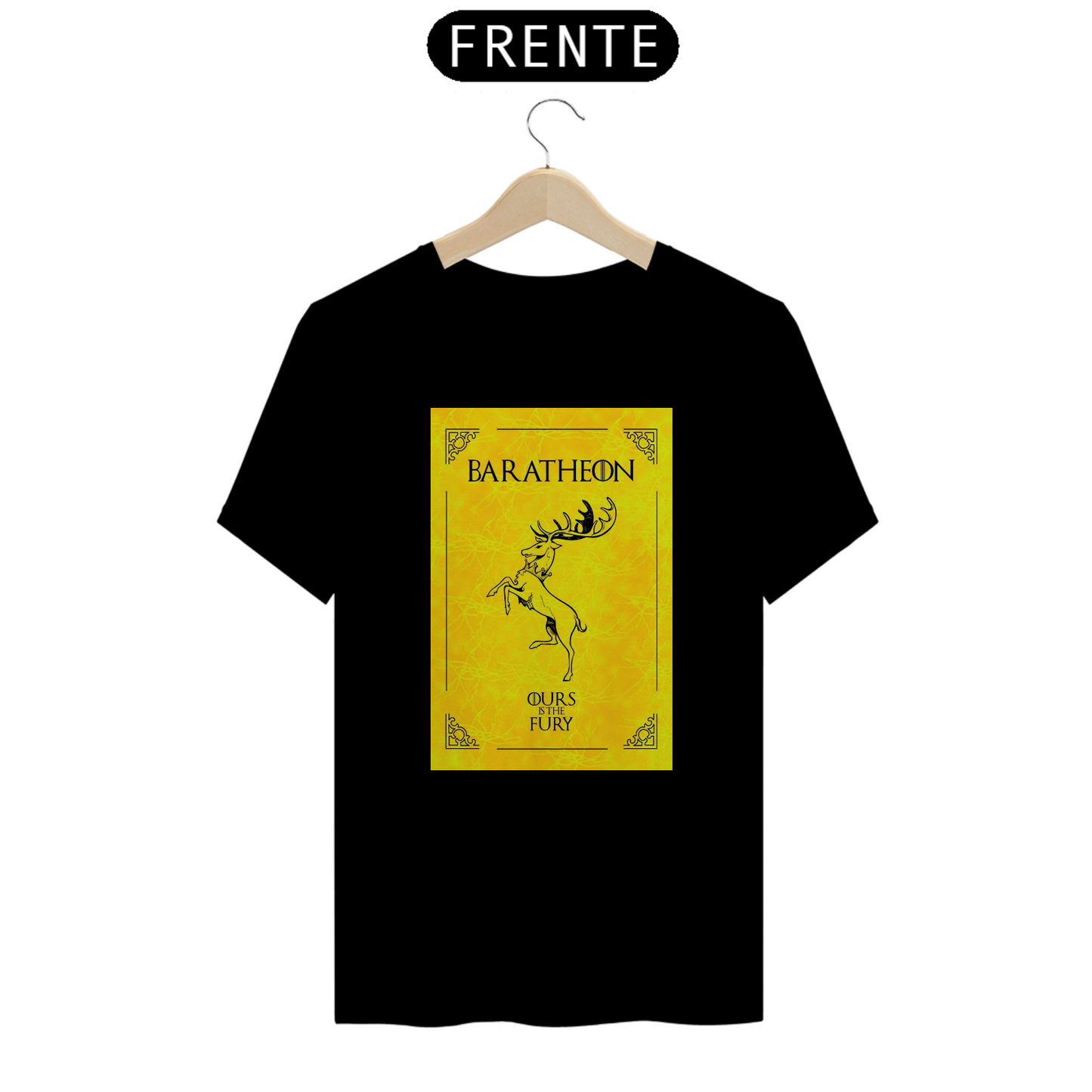 Camiseta Game of Thrones Quality Unissex 100% Algodão. Casa Baratheon