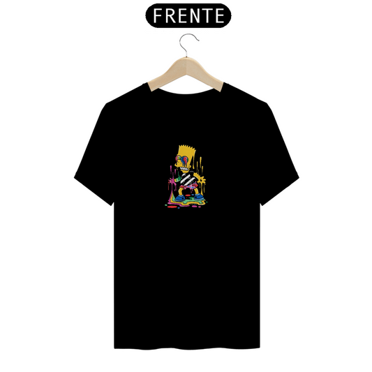 "Camiseta Premium Bart Simpson Masculina”