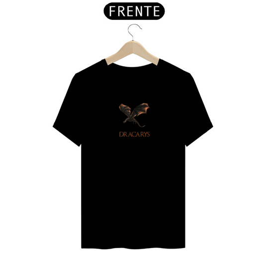 Camiseta House of Dragon Quality Unissex 100% Algodão. Dracarys