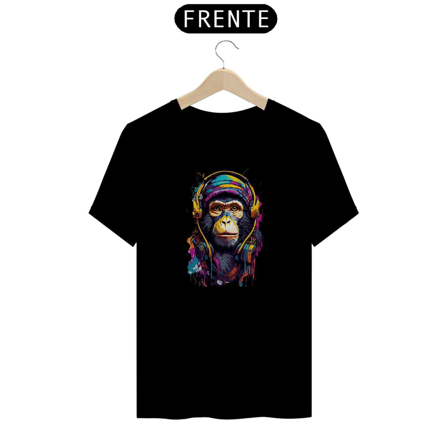 "Camiseta Premium Masculina IA Monkey”