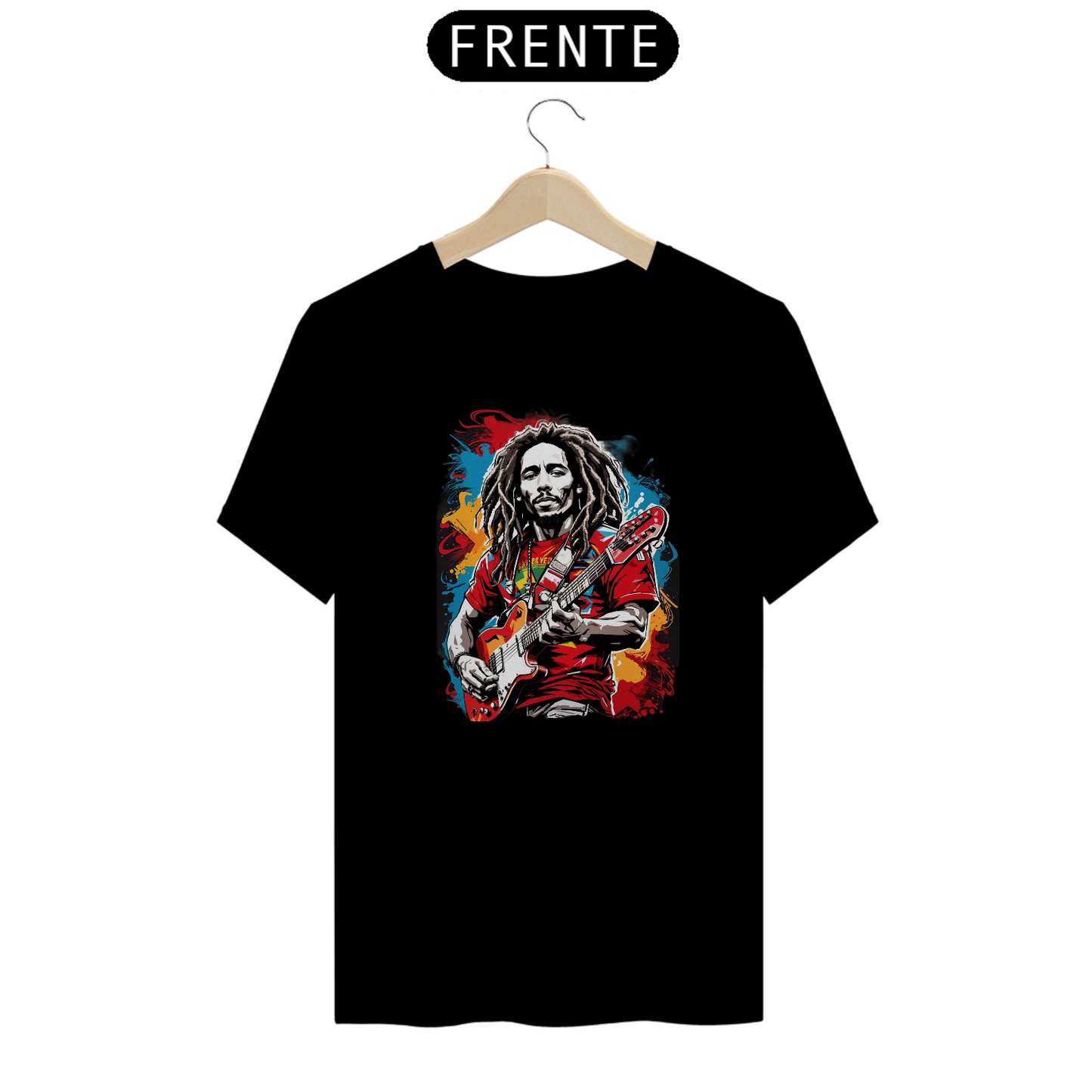 "Camiseta Premium Masculina Bob Marley”