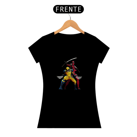 “Camiseta Feminina DeadPool&Wolverine”