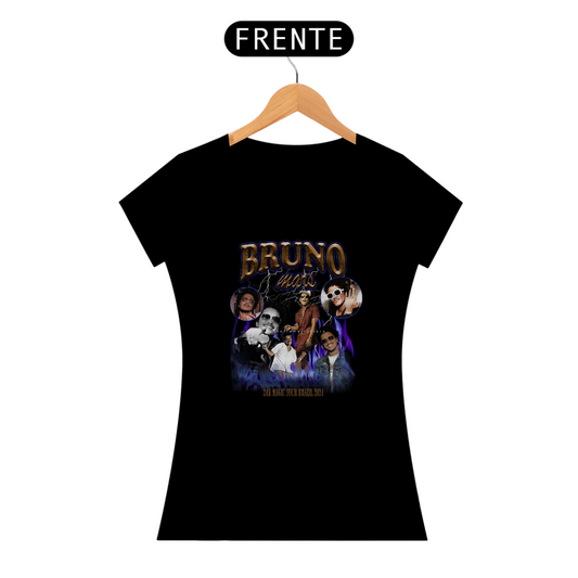 “Camiseta Feminina Bruno Mars”