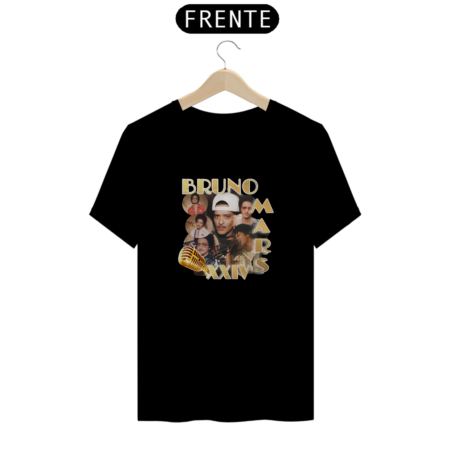 “Camiseta Masculina Bruno Mars”