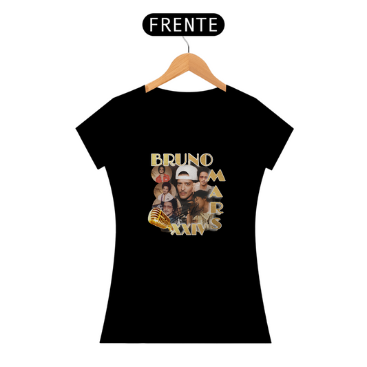 “Camiseta Feminina Bruno Mars”