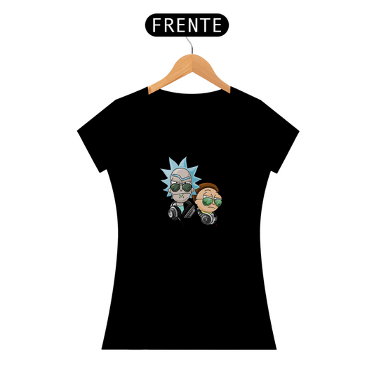 “Camiseta Feminina Rick&Morty”