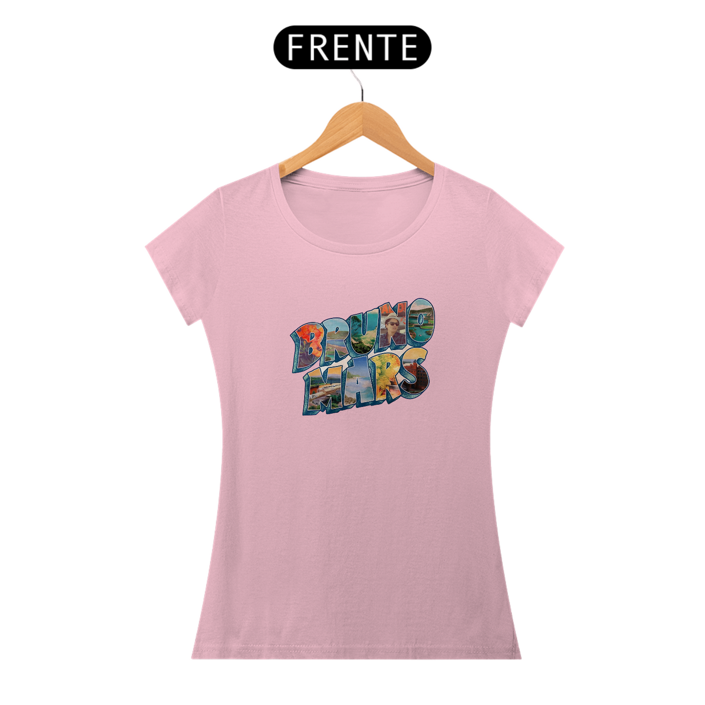 “Camiseta Feminina Bruno Mars”