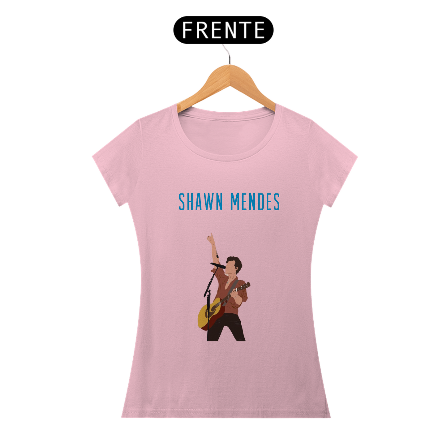 “Camiseta Feminina Shawn Mendes”