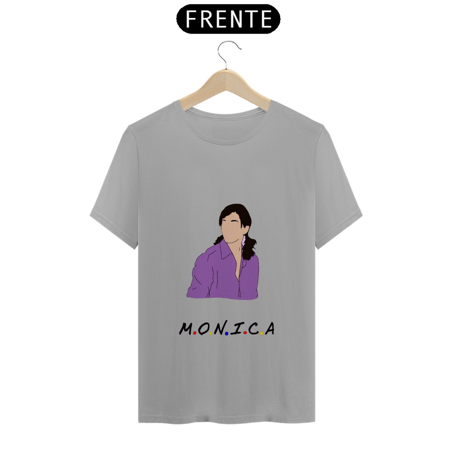 Camiseta Essencial Premium Unissex 100% Algodão. “Friends, Mônica”