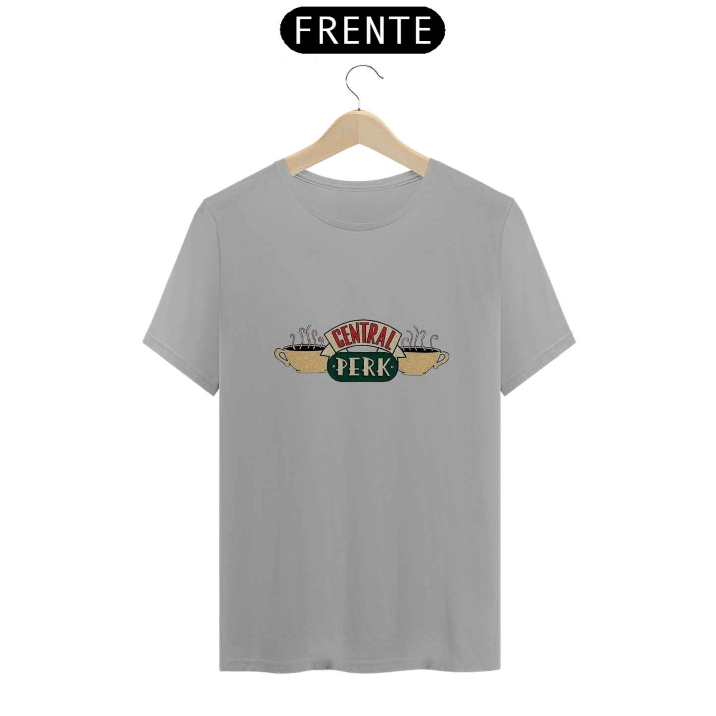 Camiseta Essencial Premium Unissex 100% Algodão. “Central Perk” Friends