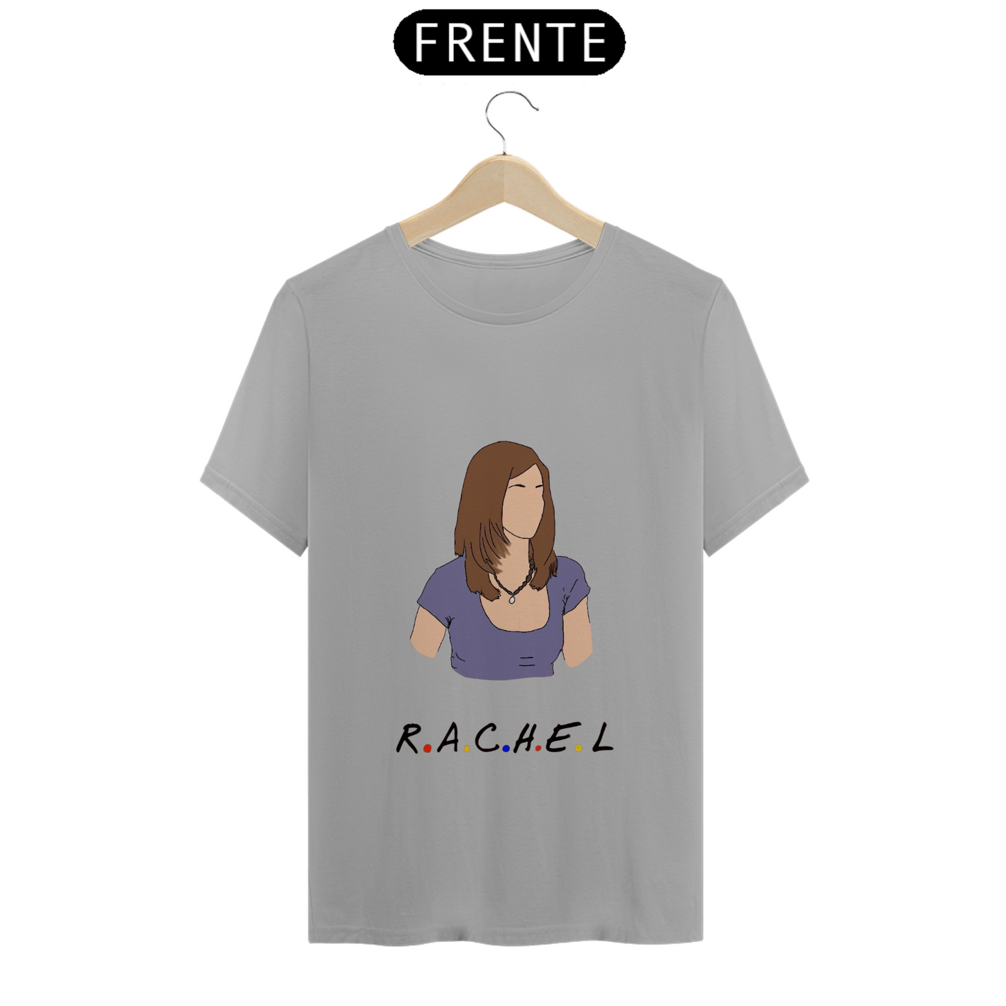 Camiseta Essencial Premium Unissex 100% Algodão. “Friends, Rachel”