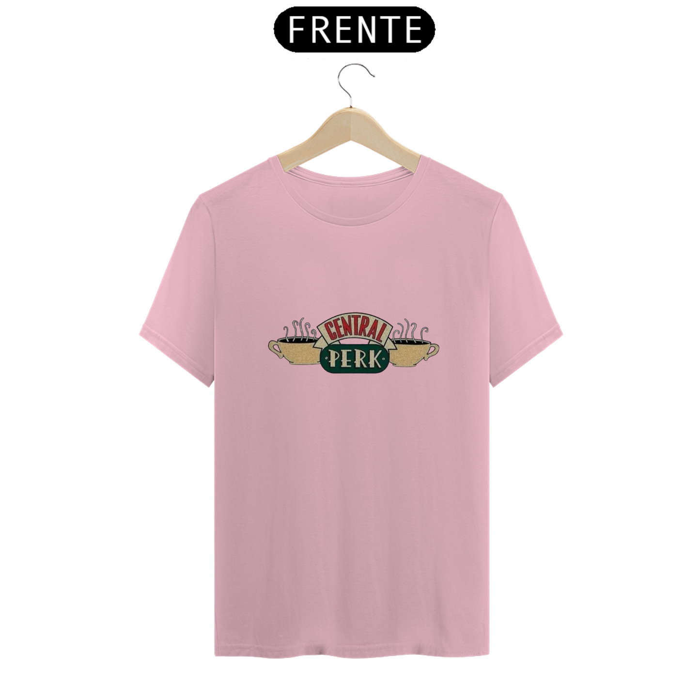 Camiseta Essencial Premium Unissex 100% Algodão. “Central Perk” Friends