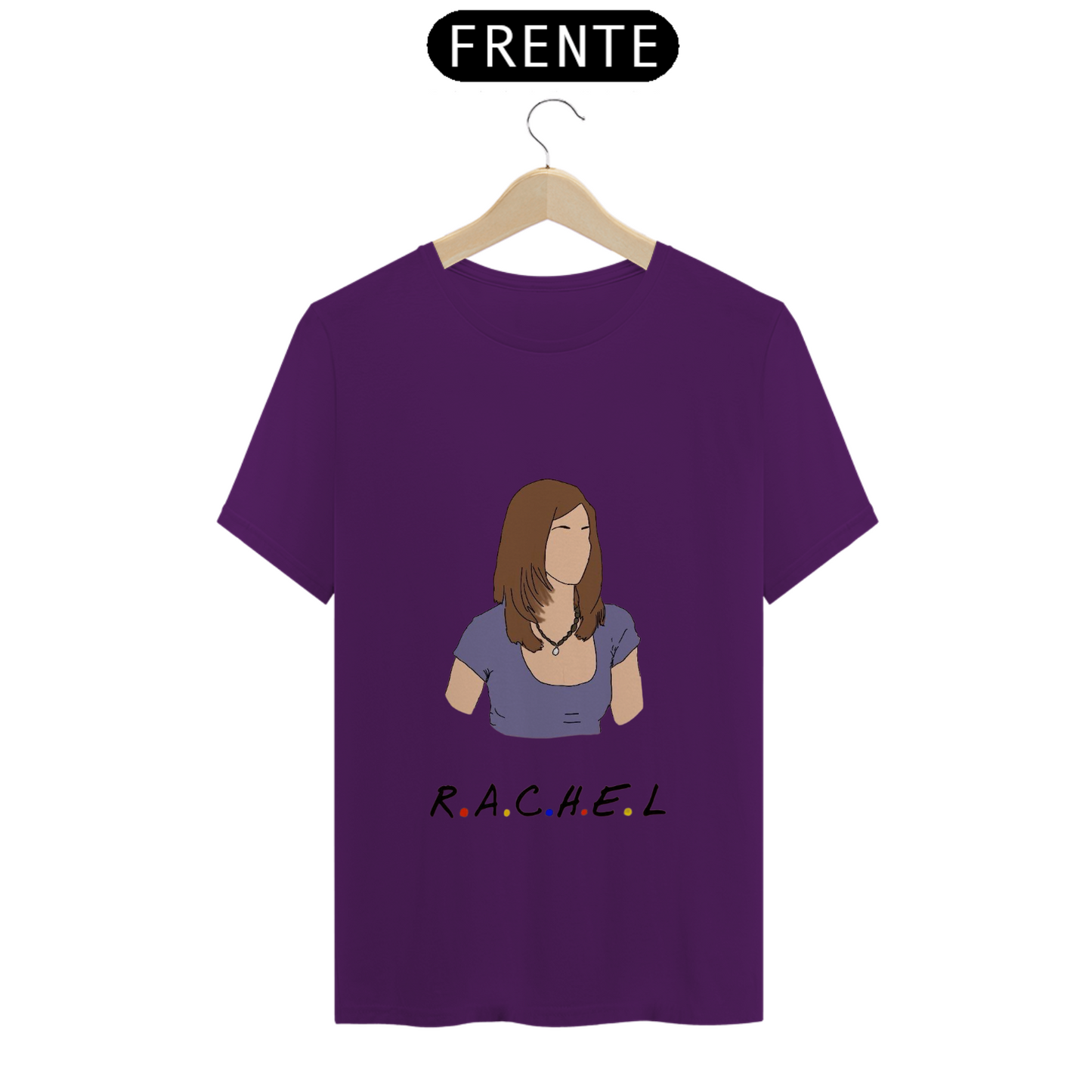 Camiseta Essencial Premium Unissex 100% Algodão. “Friends, Rachel”